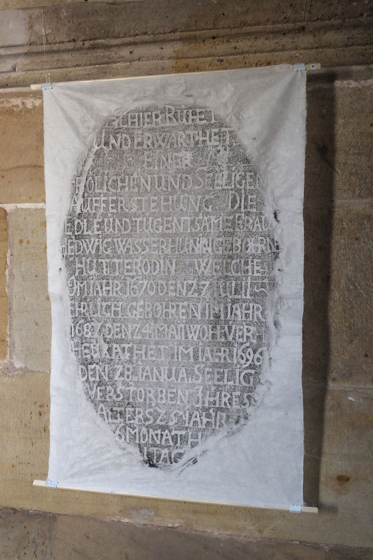 Maria E. Wagner, Epitaph Klosterkirche Germerode